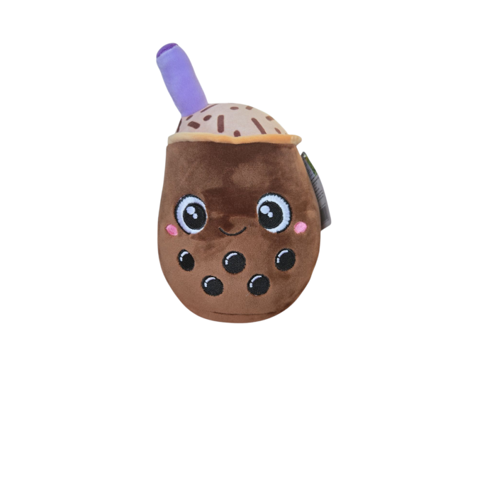 Plyšový Bubble Tea 17 cm Tmavě Hnědá