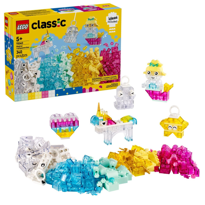 11040 Lego Classic – Kouzelná průhledná krabička