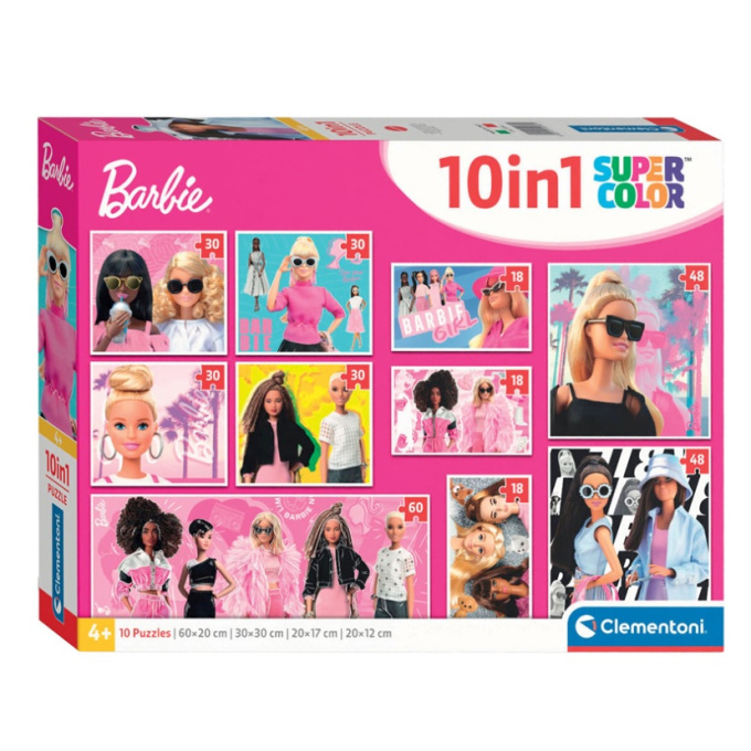 Puzzle 10v1 – Barbie