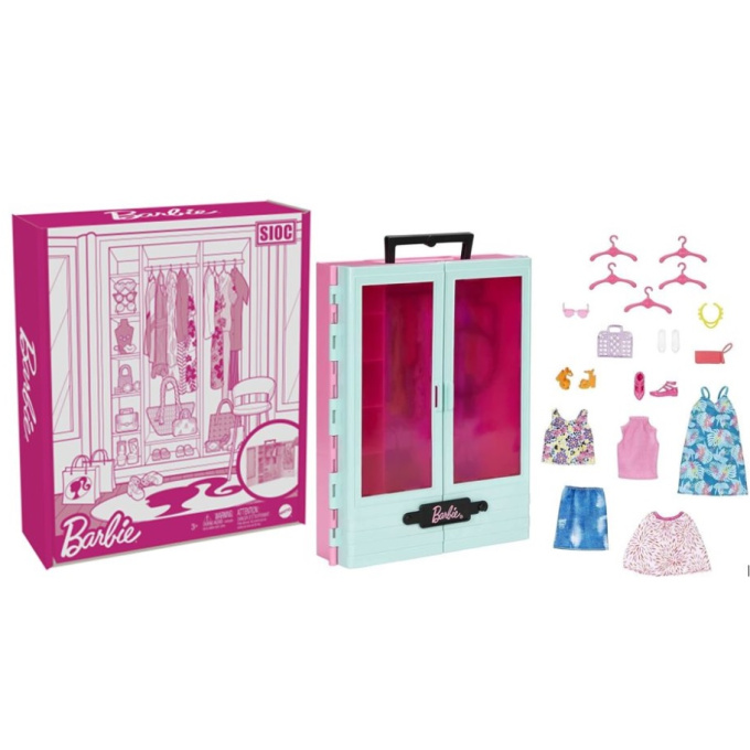 Barbie – Skříň s doplňky