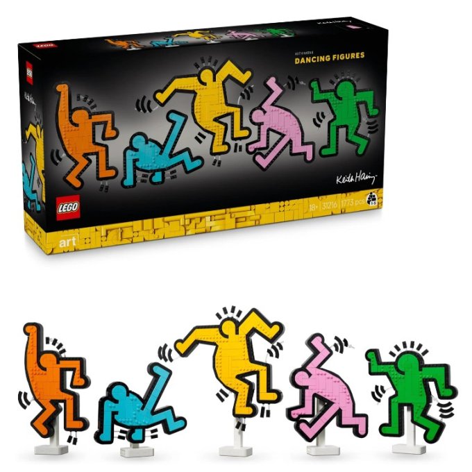 31216 Lego Art – Keith Haring – Tančící postavy
