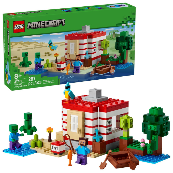 21275 Lego Minecraft – TNT dům v džungli