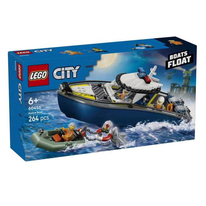 60456 Lego City – Honička v policejní lodi