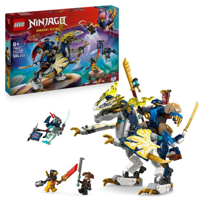 71843 Lego Ninjago – Rogue a robotický dračí jezdec