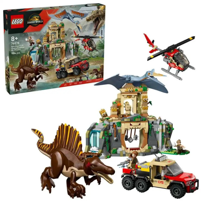 76976 Lego Jurassic World - Letecká mise spinosaurus a quetzalcoatlusa