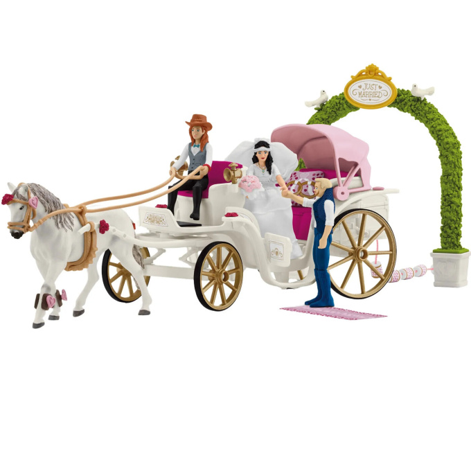 Schleich – Mladomanželé s kočárem 42641