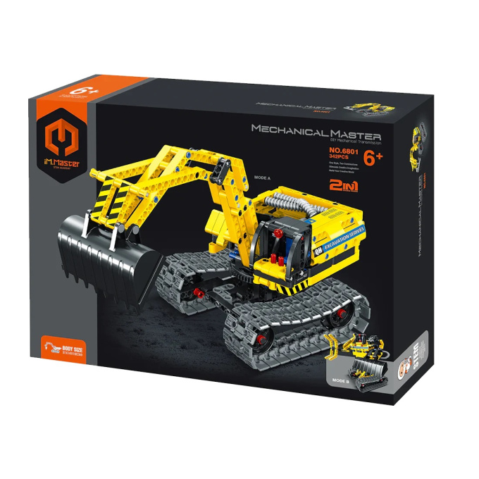 Mechanical Master 2 v 1 - Pásový bagr a robot