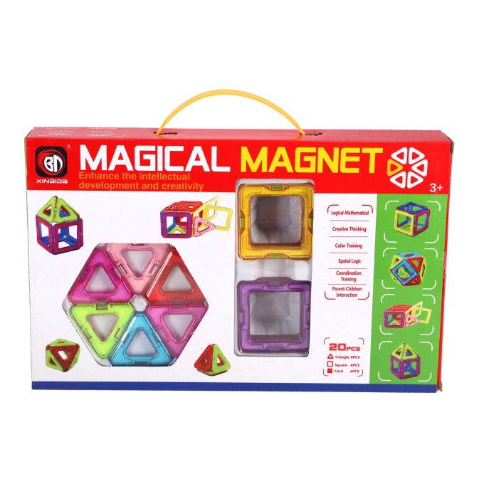 Magnetická stavebnice 20 ks