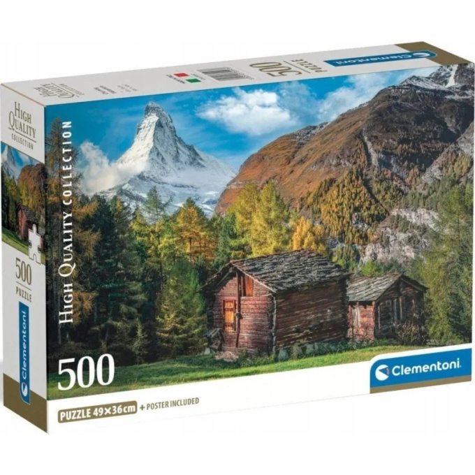 Puzzle 500 - Kouzelný Matterhorn