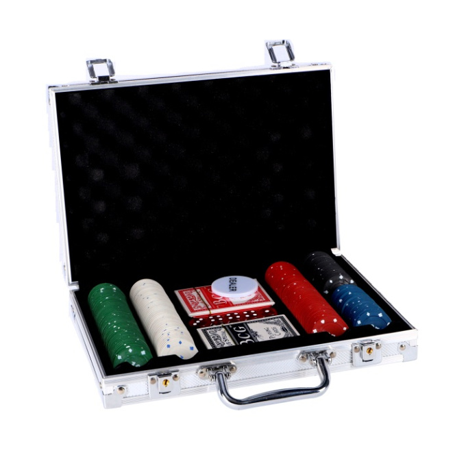 Sada na poker v kufříku