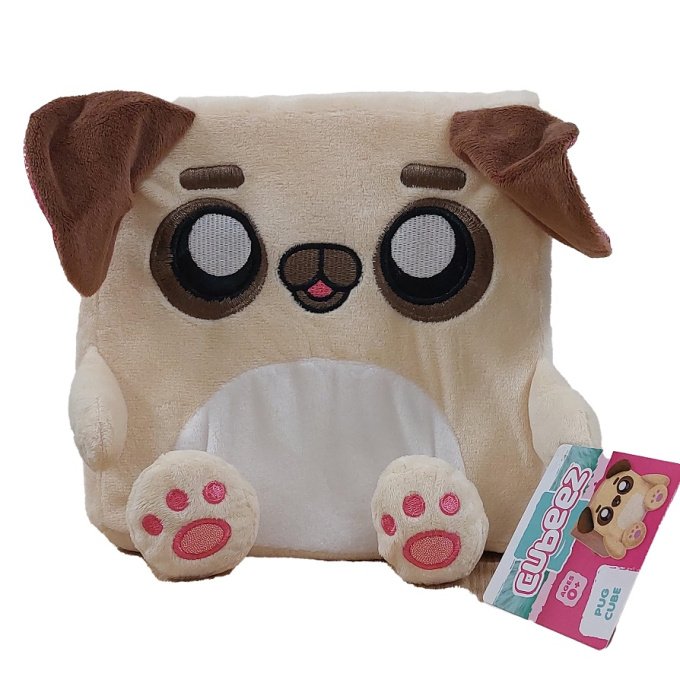Cubeez - Plyšové zvířátko 10 cm Pug Cube