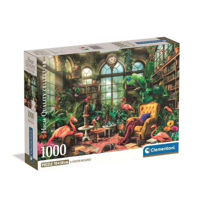 Puzzle 1000 – Knihovna ve skleníku