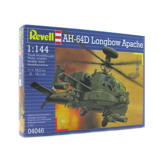 Revell - Vrtulník 04046 - AH-64D Longbow Apache (1:144)