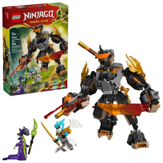 71854 Lego Ninjago - Coleův expediční robot a dračí Zane