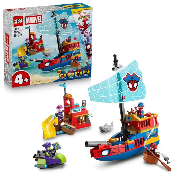 11208 Lego Marvel – Pirátská loď Spideyho týmu