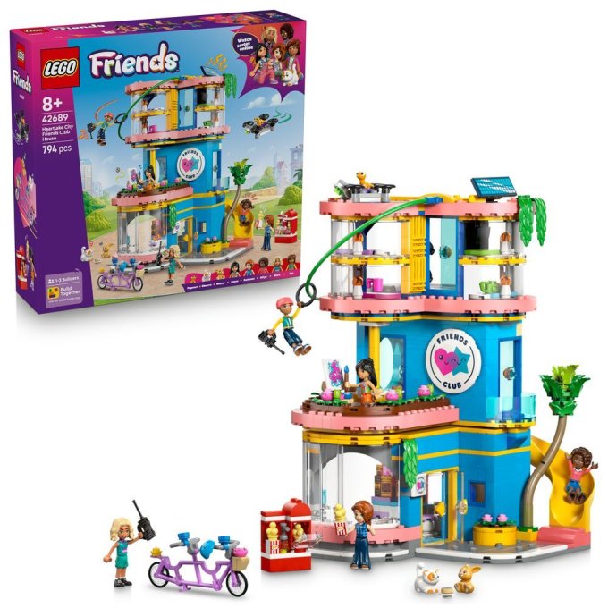 42689 Lego Friends – Klubovna pro kamarády v městečku Heartlake