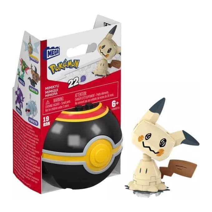 Mega Construx - Pokémon Pokeball Mimikyu Mimiqui Mimigma