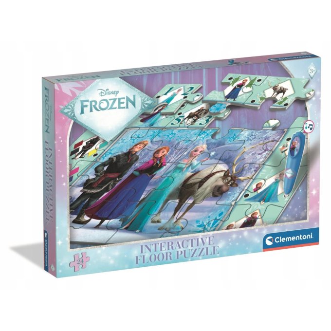 Ledové království - Podlahové puzzle s interaktivním perem