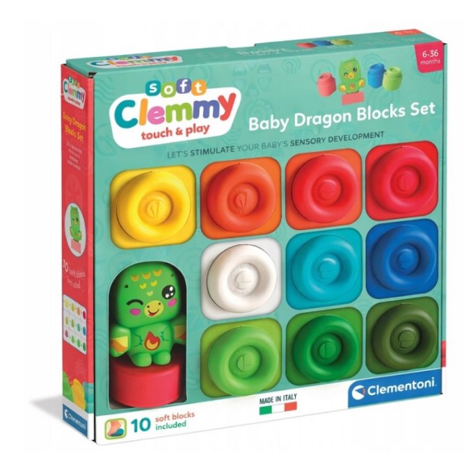 Clemmy - Sada 10 kostek Drak