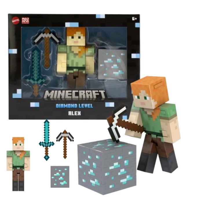 Minecraft Diamond Level - Figurka Alex