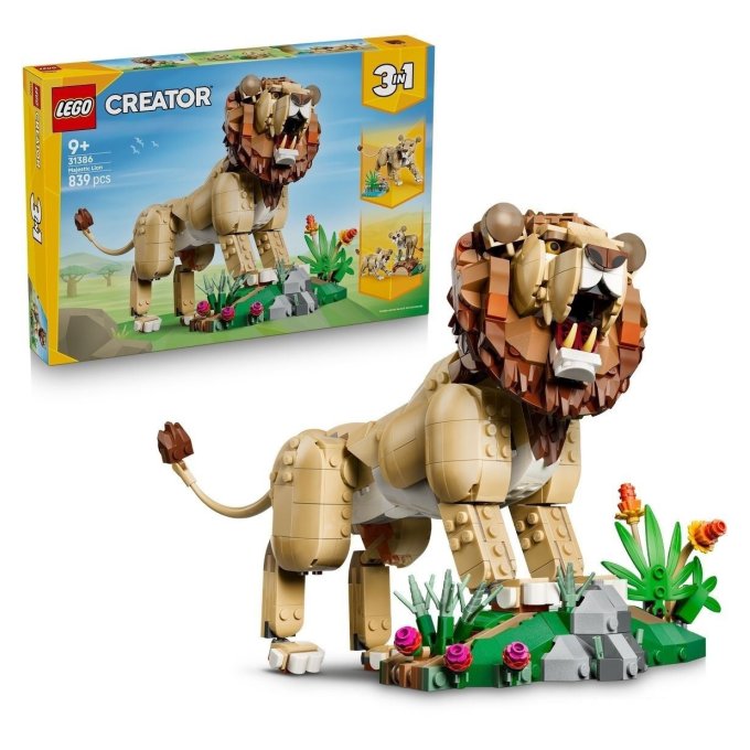 31386 Lego Creator - Divoká zvířata: Majestátní lev