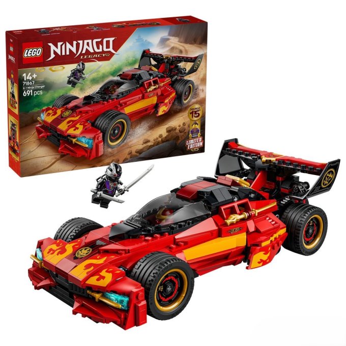 71867 Lego Ninjago - Kaiův červený bourák: 15 let Ninjago