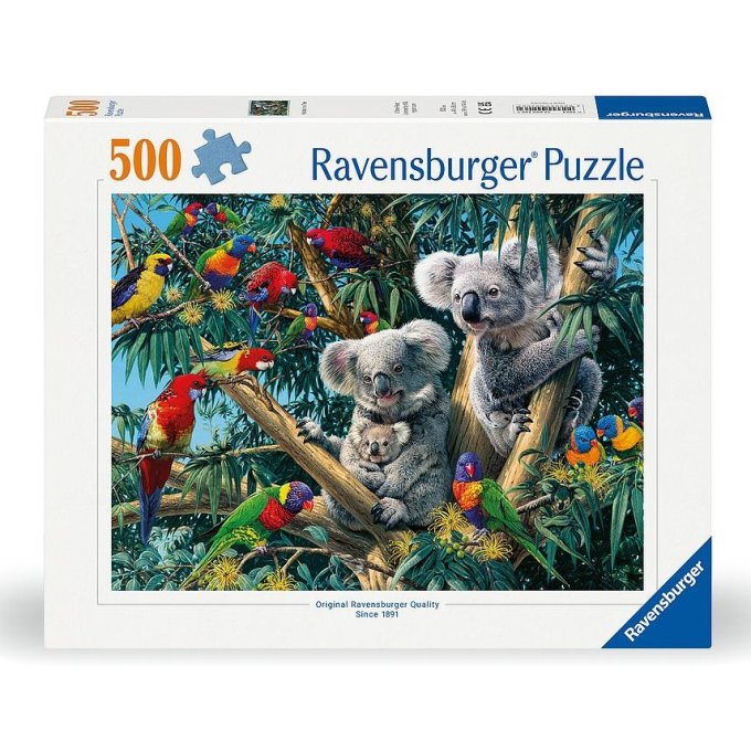 Puzzle 500 - Koaly na stromě