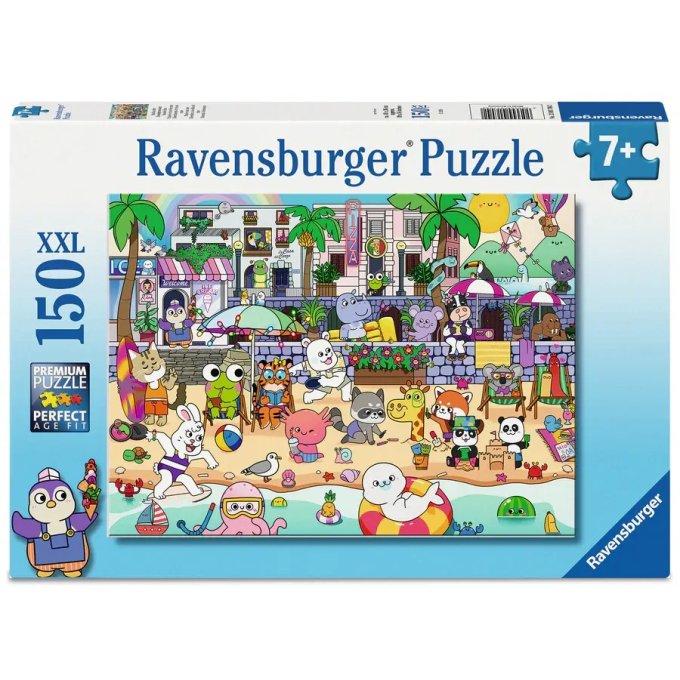 Puzzle 150 – Zábava na plážové promenádě