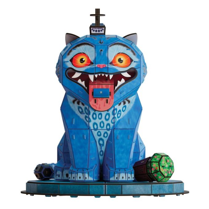 3D Puzzle KPop Demon Hunters - Tiger Derpy a pták Sussie