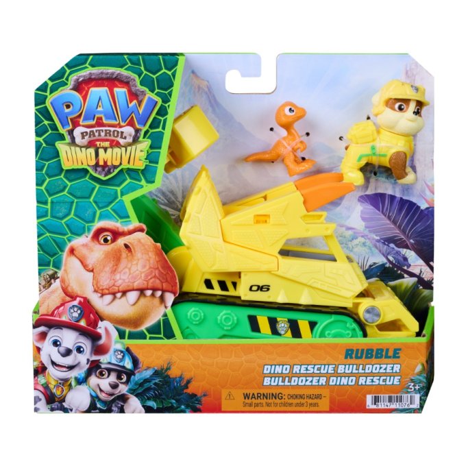 Paw Patrol Dino - Rubble s vozidlem