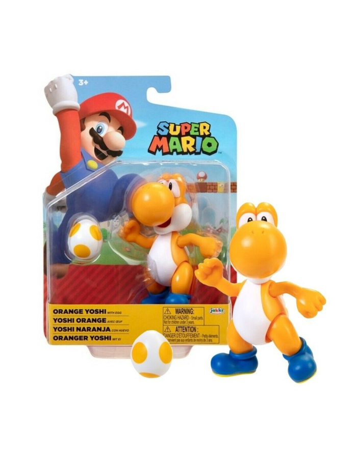 Super Mario - Figurka Orange Yoshi