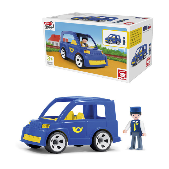 Igráček MultiGo - Poštovní auto s pošťákem
