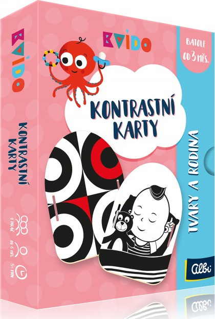 Kvído - Kontrastní karty