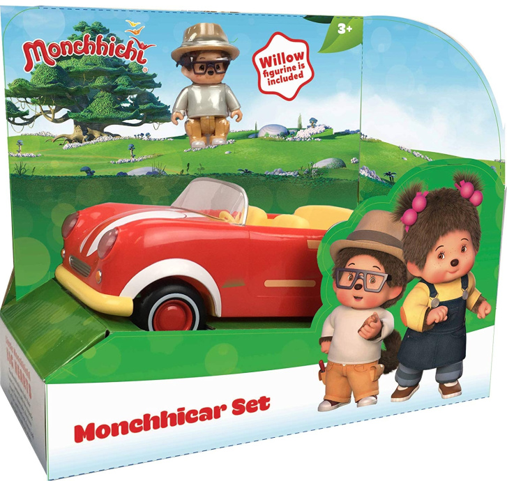 Monchhichi autíčko s figurkou