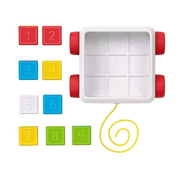 Fisher-Price - Vozík s kostkami