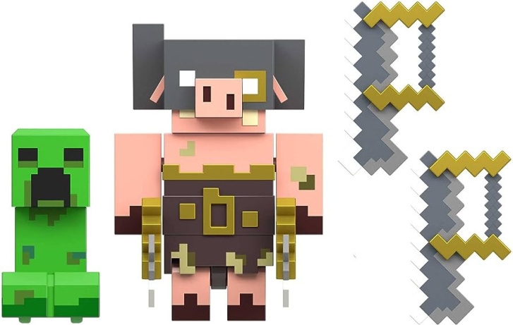 Minecraft – Creeper vs. Piglin Bruiser