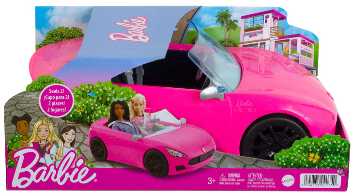 Barbie – Růžový kabriolet