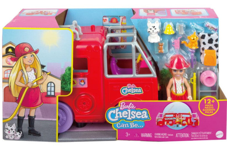 Barbie Chelsea – Hasičské auto