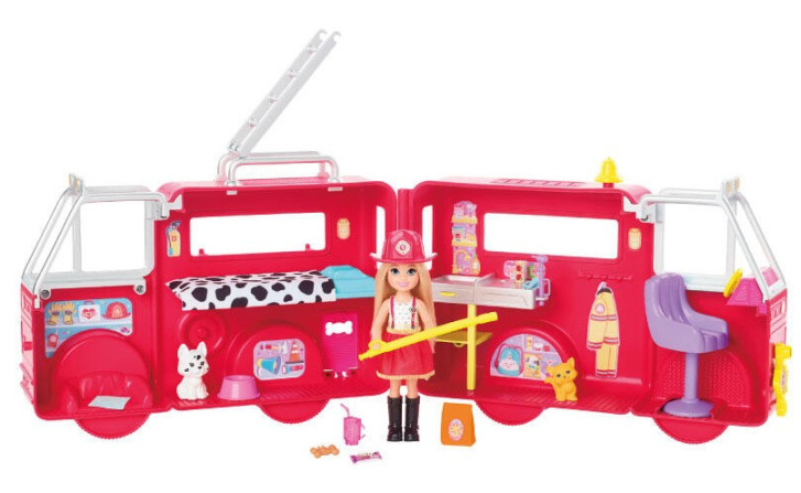 Barbie Chelsea – Hasičské auto