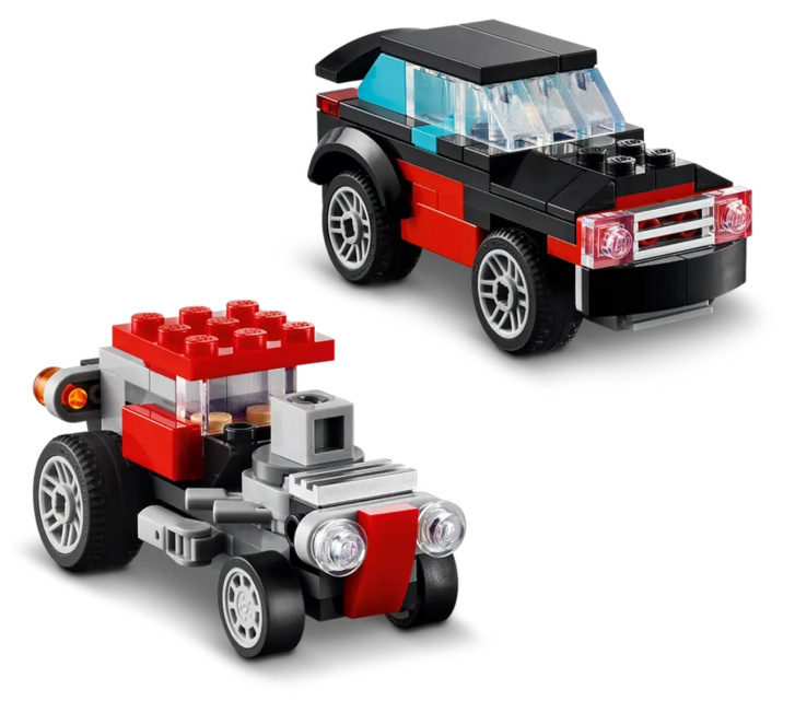 31146 Lego Creator – Náklaďák s plochou korbou a helikoptérou