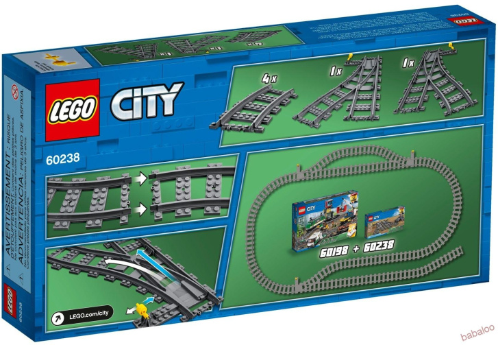60238 Lego City – Výhybky