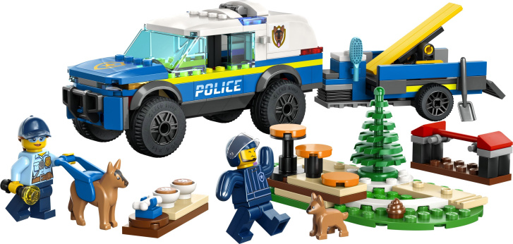60369 Lego City – Mobilní cvičiště pro policejní psy