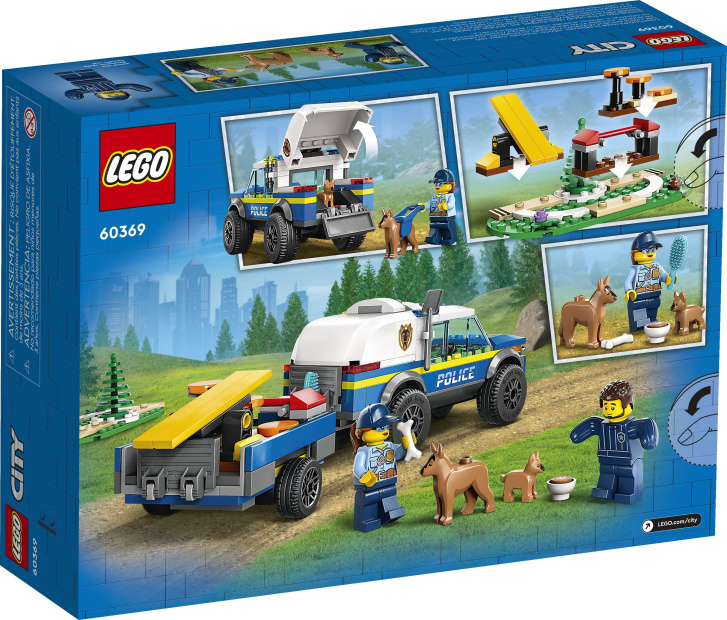 60369 Lego City – Mobilní cvičiště pro policejní psy