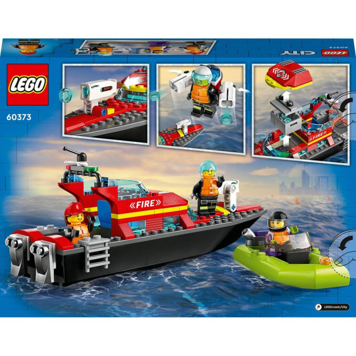 60373 Lego City – Hasičská záchranná loď a člun