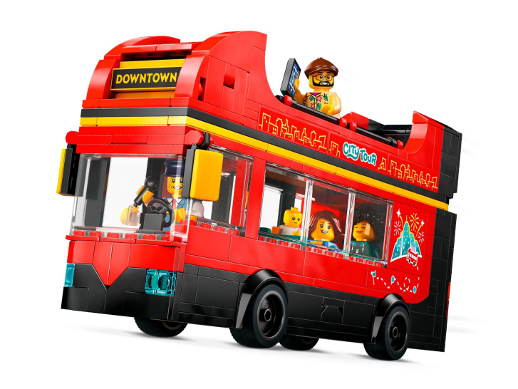60407 Lego City –  Červený dvoupodlažní vyhlídkový autobus