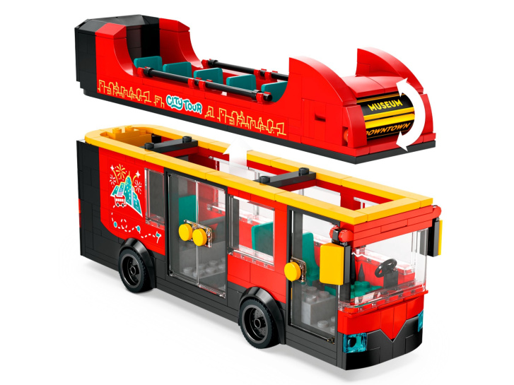 60407 Lego City –  Červený dvoupodlažní vyhlídkový autobus