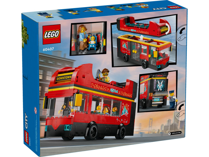 60407 Lego City –  Červený dvoupodlažní vyhlídkový autobus