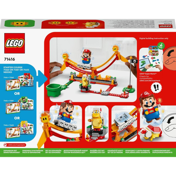 71416 Lego Super Mario – Jízda na vlně lávy