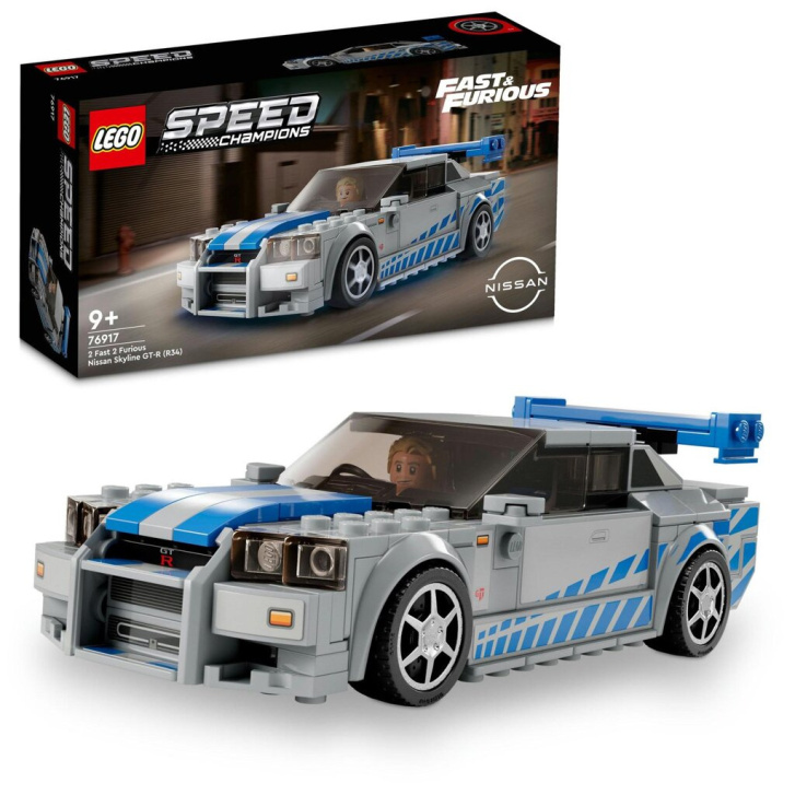 76917 Lego Speed Champions – 2 Fast 2 Furious Nissan Skyline Gt-R (R34)