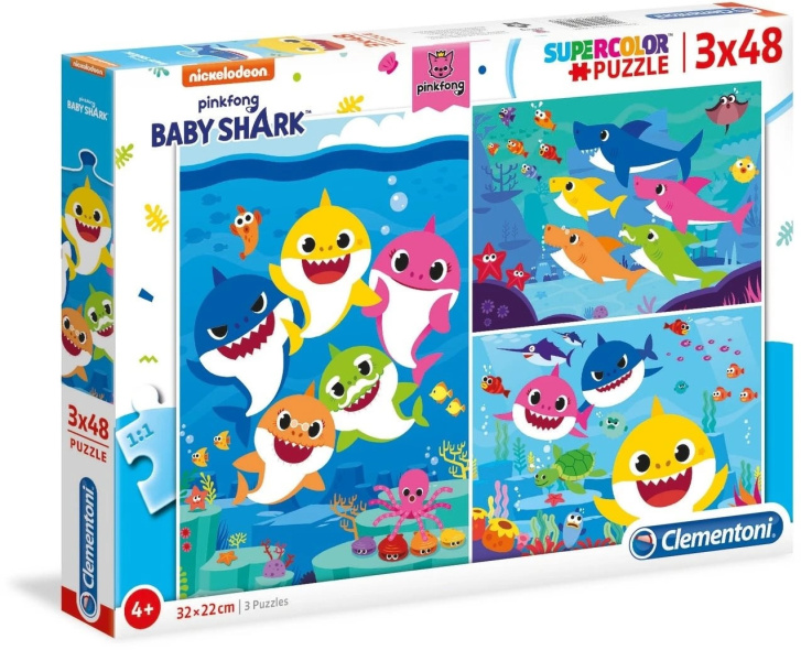Puzzle 3x48 - Baby Shark
